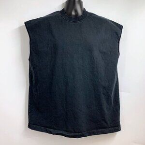 Cole Buxton Men's Relaxed Sleeveless Crew Neck Cotton T Shirt Size M